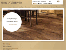 Tablet Screenshot of floorzofclarksville.com